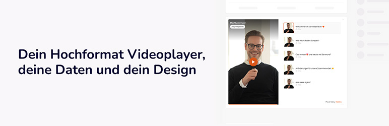 Viddeo – Hochformat Videoplayer Preview Wordpress Plugin - Rating, Reviews, Demo & Download