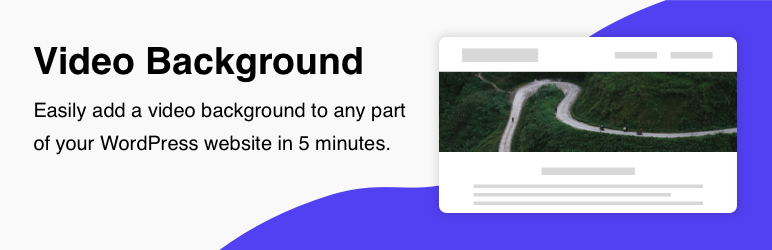 Video Background Preview Wordpress Plugin - Rating, Reviews, Demo & Download