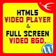 Video Player & FullScreen Video Background – WP Plugin