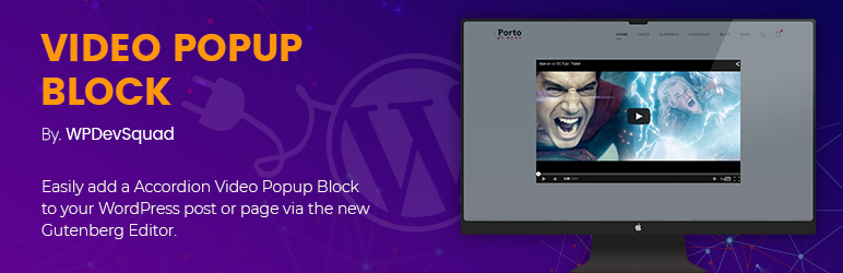 Video Popup Block Preview Wordpress Plugin - Rating, Reviews, Demo & Download