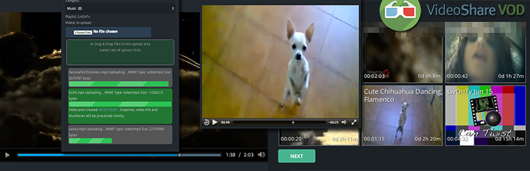 Video Share VOD – Turnkey Video Site Builder Script Preview Wordpress Plugin - Rating, Reviews, Demo & Download