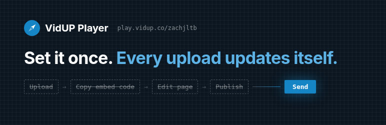 VidUP Player Preview Wordpress Plugin - Rating, Reviews, Demo & Download