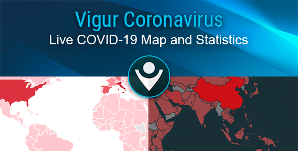 Vigur Coronavirus – Live COVID-19 Map And Statistics Preview Wordpress Plugin - Rating, Reviews, Demo & Download