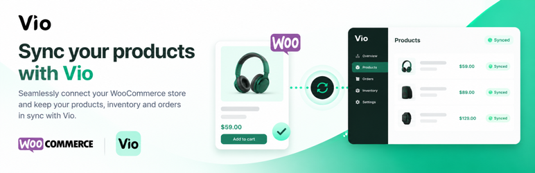 Vio Sync For WooCommerce Preview Wordpress Plugin - Rating, Reviews, Demo & Download