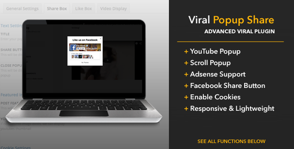 Viral Popup Share Preview Wordpress Plugin - Rating, Reviews, Demo & Download