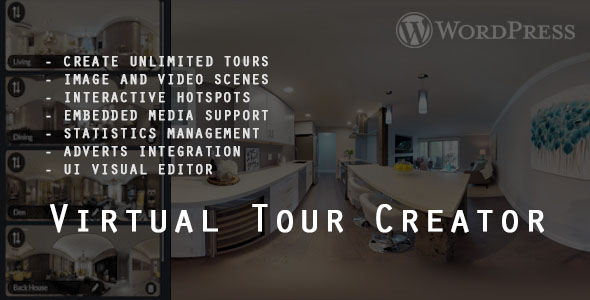 Virtual Tour Creator Plugin for Wordpress Preview - Rating, Reviews, Demo & Download