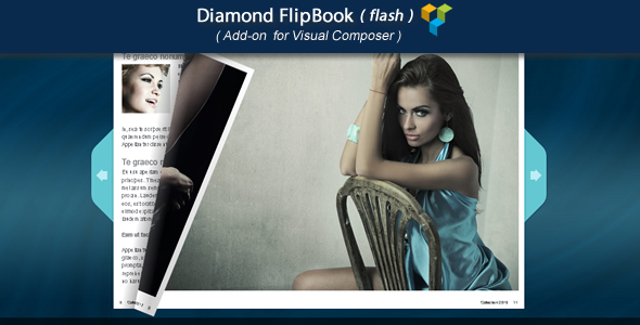 Visual Composer Add-on – Diamond FlipBook(flash) Preview Wordpress Plugin - Rating, Reviews, Demo & Download
