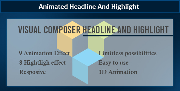Visual Composer – Animate Headline And Highlight Extension Preview Wordpress Plugin - Rating, Reviews, Demo & Download