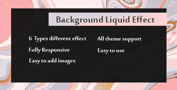 Visual Composer – Background Liquid Effects Preview Wordpress Plugin - Rating, Reviews, Demo & Download