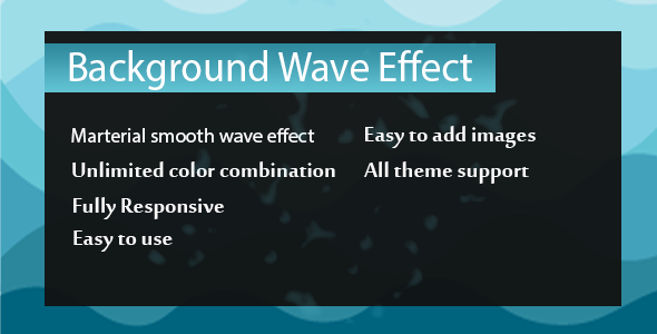 Visual Composer – Background Wave Effects Preview Wordpress Plugin - Rating, Reviews, Demo & Download