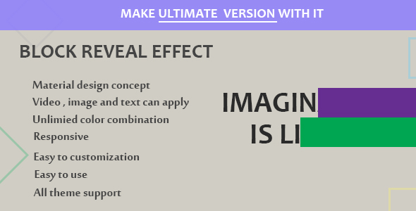 Visual Composer – Block Reveal Effects Preview Wordpress Plugin - Rating, Reviews, Demo & Download