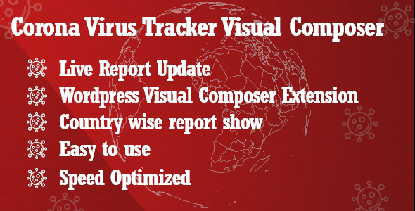 Visual Composer – Corona Counter Preview Wordpress Plugin - Rating, Reviews, Demo & Download