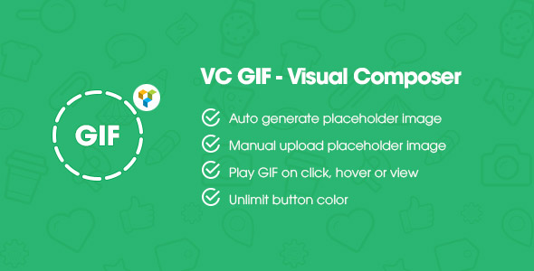 Visual Composer GIF Player Preview Wordpress Plugin - Rating, Reviews, Demo & Download