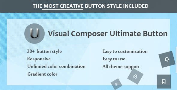 Visual Composer – Ultimate Button Preview Wordpress Plugin - Rating, Reviews, Demo & Download