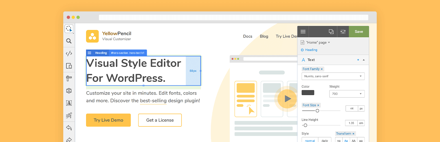Visual CSS Style Editor Preview Wordpress Plugin - Rating, Reviews, Demo & Download