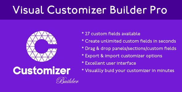 Visual Customizer Builder PRO Preview Wordpress Plugin - Rating, Reviews, Demo & Download