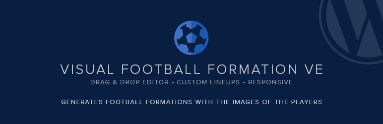 Visual Football Formation VE Preview Wordpress Plugin - Rating, Reviews, Demo & Download