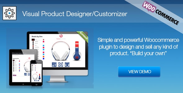 Visual Product Designer/Customizer For Woocommerce Preview Wordpress Plugin - Rating, Reviews, Demo & Download
