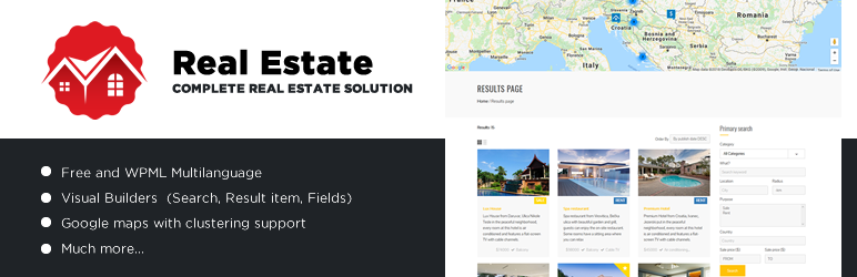 Visual Real Estate – Agency Directory And Management Preview Wordpress Plugin - Rating, Reviews, Demo & Download