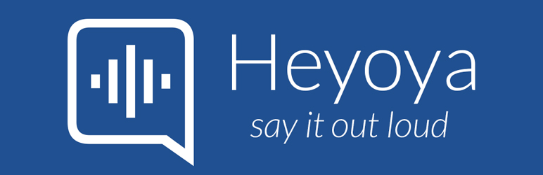 Voice Comments & Reviews – Heyoya Preview Wordpress Plugin - Rating, Reviews, Demo & Download