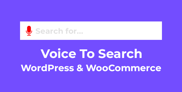 Voice To Search Plugin for Wordpress & WooCommerce Preview - Rating, Reviews, Demo & Download