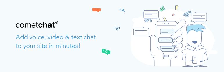 Voice, Video & Text Chat By CometChat – Best WordPress Chat Plugin Preview - Rating, Reviews, Demo & Download