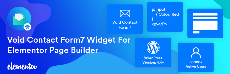 Void Contact Form 7 Widget For Elementor Page Builder Preview Wordpress Plugin - Rating, Reviews, Demo & Download