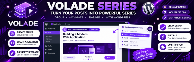 Volade Series Preview Wordpress Plugin - Rating, Reviews, Demo & Download