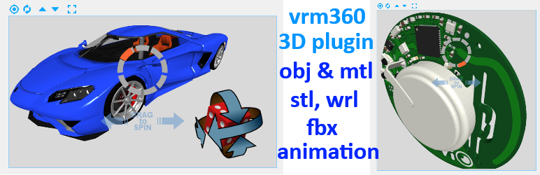 Vrm 360 3D Model Viewer Preview Wordpress Plugin - Rating, Reviews, Demo & Download