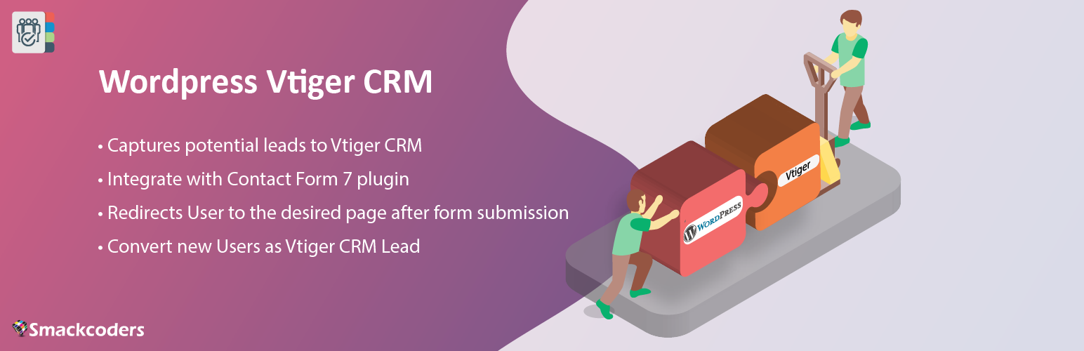 Vtiger CRM Integration Plugin for Wordpress Preview - Rating, Reviews, Demo & Download