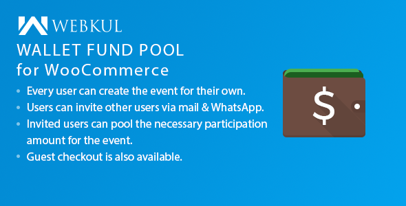 Wallet Fund Pool For WooCommerce Preview Wordpress Plugin - Rating, Reviews, Demo & Download