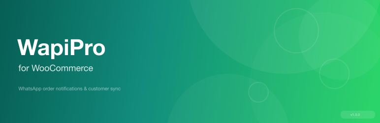 WapiPro For WooCommerce Preview Wordpress Plugin - Rating, Reviews, Demo & Download