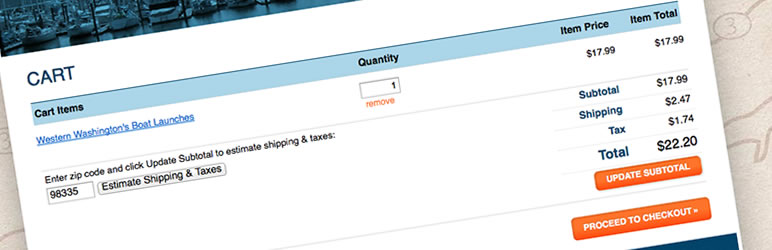 Washington State Sales Tax For Shopp Preview Wordpress Plugin - Rating, Reviews, Demo & Download