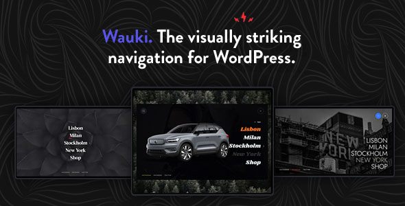 Wauki: Responsive WordPress Menu Preview - Rating, Reviews, Demo & Download