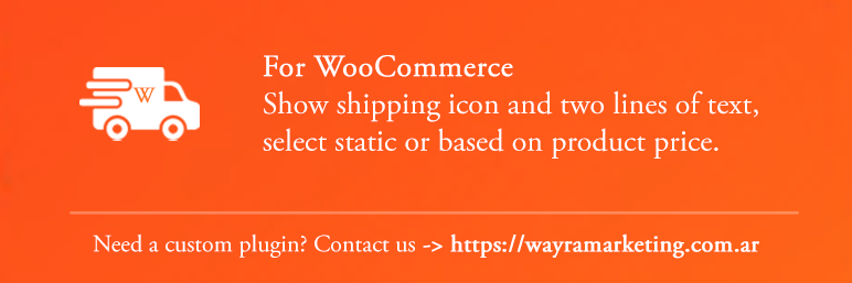 Wayra – Free Shipping On Product Details Preview Wordpress Plugin - Rating, Reviews, Demo & Download