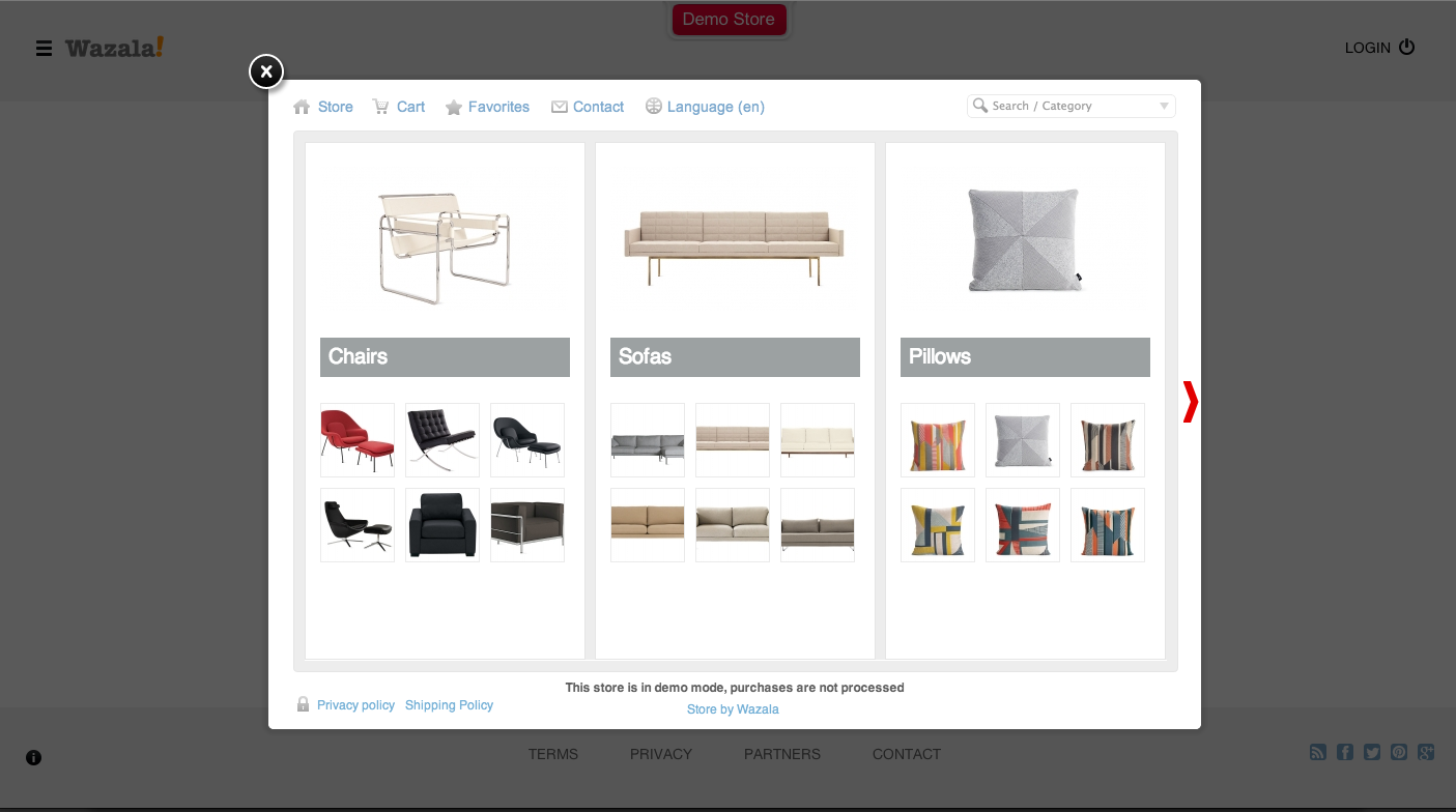 Wazala Ecommerce Store & Shopping Cart Preview Wordpress Plugin - Rating, Reviews, Demo & Download