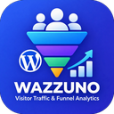 Wazzuno Visitor Traffic & Funnel Analytics