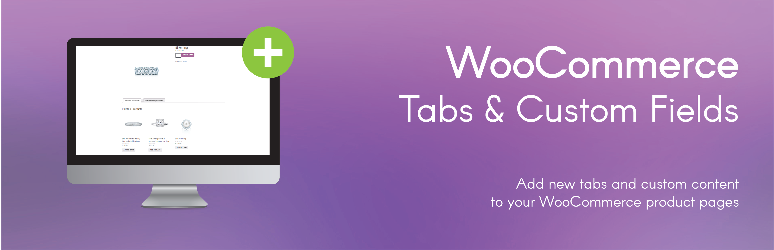 WC Tabs And Custom Fields Preview Wordpress Plugin - Rating, Reviews, Demo & Download