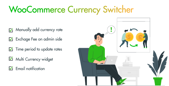 WCC – WooCommerce Currency Converter Preview Wordpress Plugin - Rating, Reviews, Demo & Download