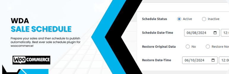 WDA Sale Schedule Preview Wordpress Plugin - Rating, Reviews, Demo & Download