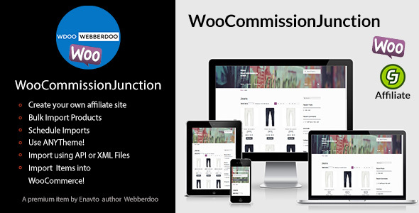 Wdoo WooCommissionJunction – Affiliate Plugin Preview - Rating, Reviews, Demo & Download