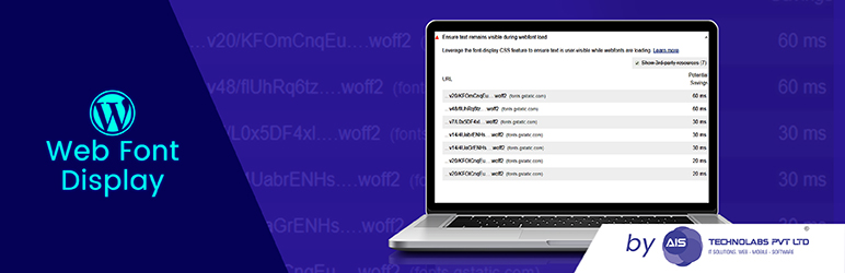 Web Font Display Preview Wordpress Plugin - Rating, Reviews, Demo & Download
