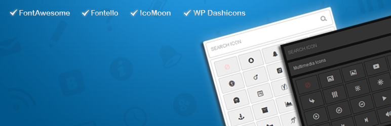 Web Icons Preview Wordpress Plugin - Rating, Reviews, Demo & Download