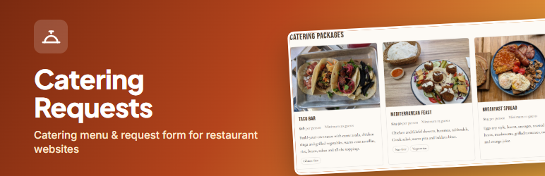 Web Integrate Catering Requests Preview Wordpress Plugin - Rating, Reviews, Demo & Download