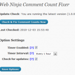 Web Ninja Comment Count Fixer