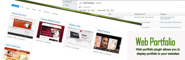 Web Portfolio Preview Wordpress Plugin - Rating, Reviews, Demo & Download