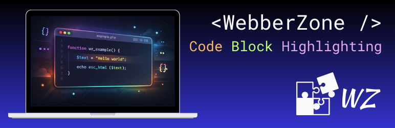 WebberZone Code Block Highlighting Preview Wordpress Plugin - Rating, Reviews, Demo & Download