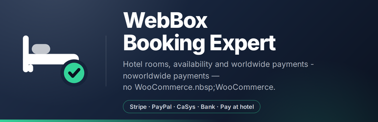 WebBox Booking Expert Preview Wordpress Plugin - Rating, Reviews, Demo & Download
