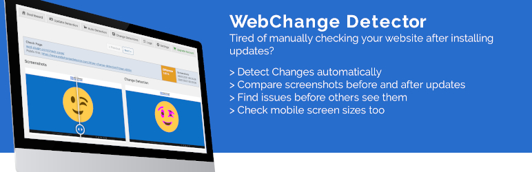 WebChangeDetector Preview Wordpress Plugin - Rating, Reviews, Demo & Download