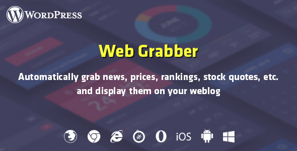WebGrabber – WordPress HTML Scraping Plugin Preview - Rating, Reviews, Demo & Download